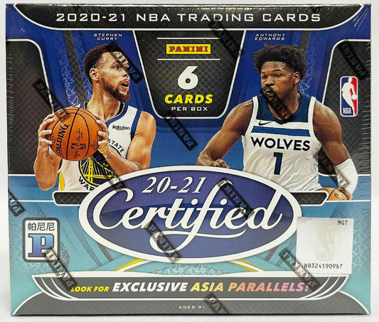 2020/21 Panini Certified Basketball Asia Tmall Edition Box