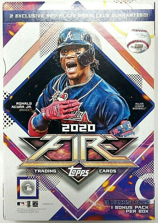 2020 Topps Fire Baseball Hanger Box