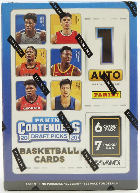 2020 Panini Contenders Draft Picks Basketball Blaster Box