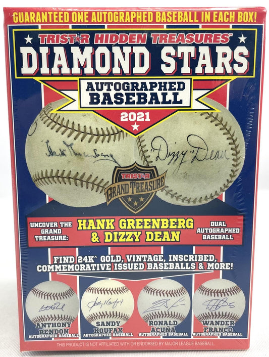 2021 Tristar Hidden Treasures Diamond Stars Autographed Baseball Box