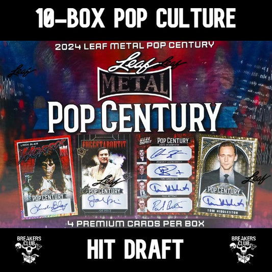 2024 Leaf Metal Pop Century 10-Box Case - HIT DRAFT