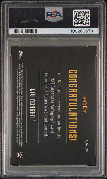 Liv Morgan 2017 Topps WWE Undisputed Autographs Silver 46/50 PSA 9 Auto