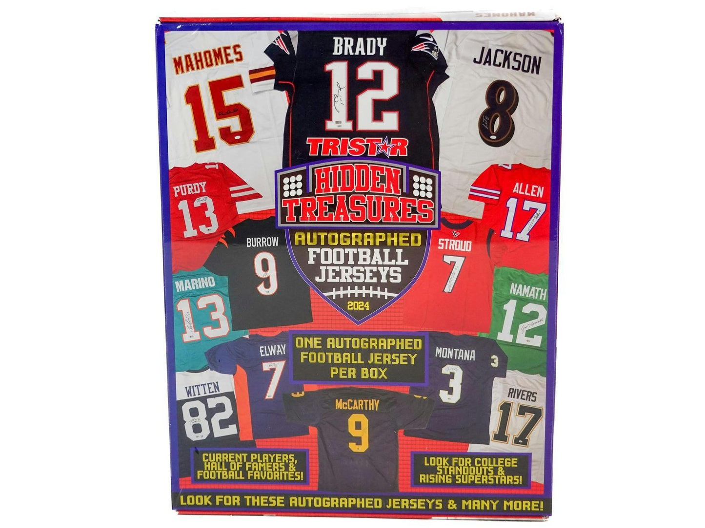 2024 Tristar Hidden Treasures Autographed Football Jersey Box