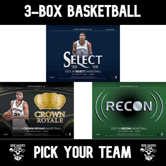 3-Box Basketball Mixer (Select/Crown Royale/Recon) - PICK YOUR TEAM