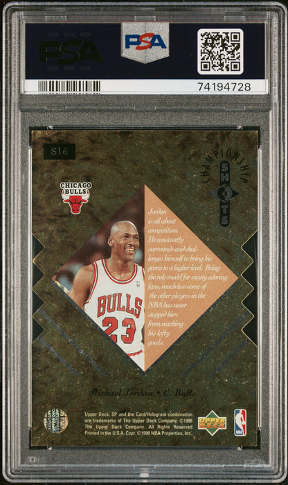 Michael Jordan 1995 SP Championship Championship Shots #S16 PSA 8