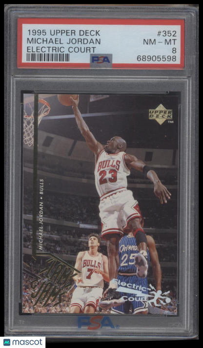 Michael Jordan 1995 Upper Deck #352 PSA 8