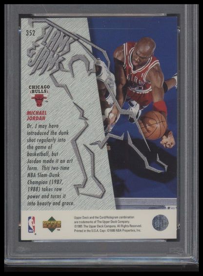 Michael Jordan 1995 Upper Deck #352 PSA 8