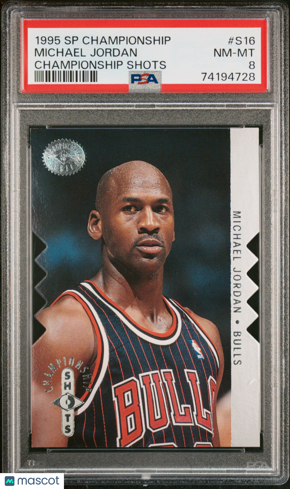 Michael Jordan 1995 SP Championship Championship Shots #S16 PSA 8