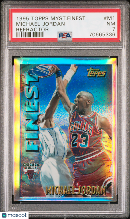 Michael Jordan 1995 Topps Mystery Finest #M1 PSA 7