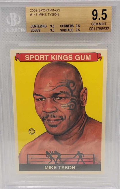 Mike Tyson 2009 Sportkings #147 Bgs 9.5